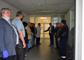 Щабът инспектира COVID отделението